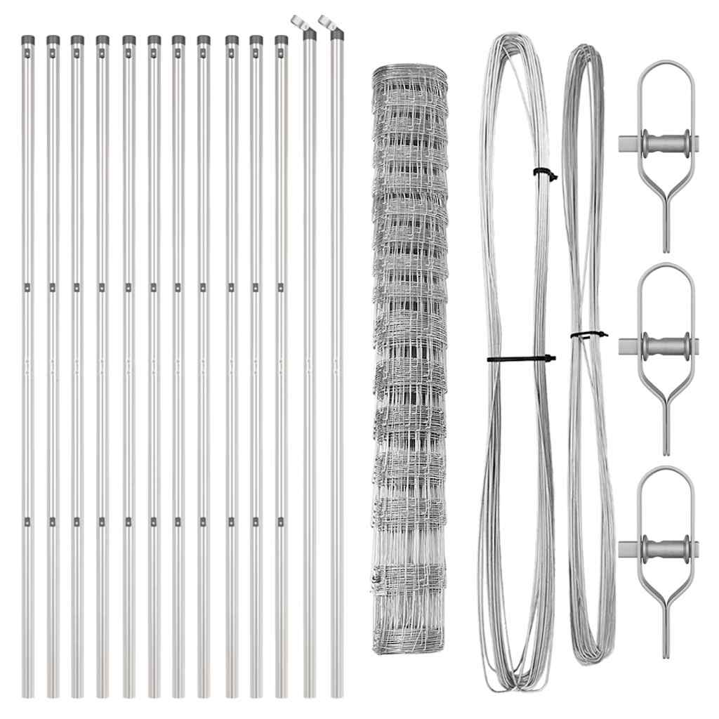 Fence Post Galvanized 100 x 0.8 m Steel