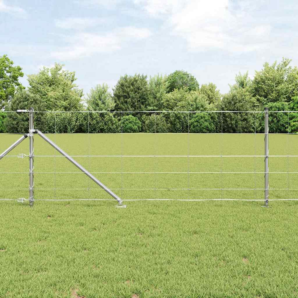 Welded Wire Fence with Spikes 100 x 0.8 m (W x H)