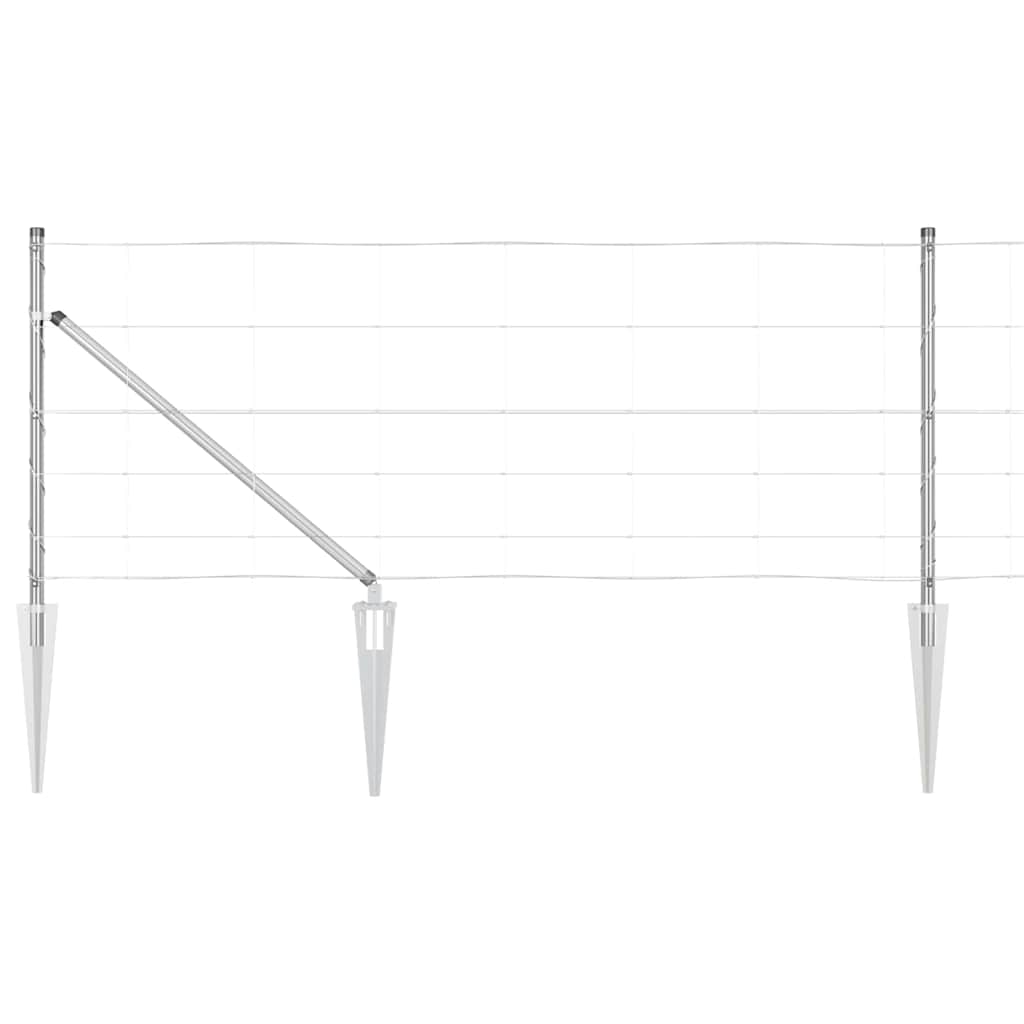 Welded Wire Fence with Spikes 100 x 0.8 m (W x H)