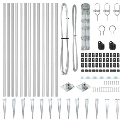 Welded Wire Fence with Spikes 100 x 0.8 m (W x H)