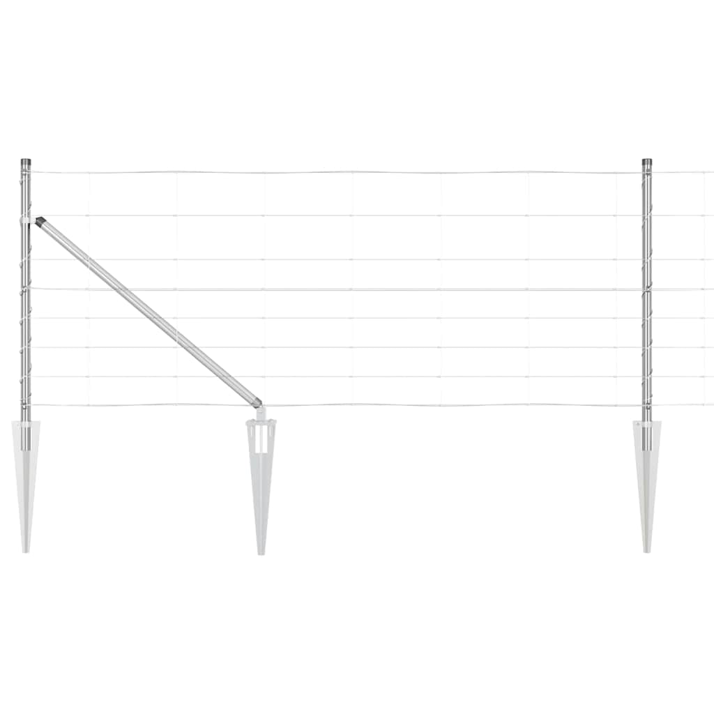 Welded Wire Fence with Spikes 100 x 0.8 m (W x H)