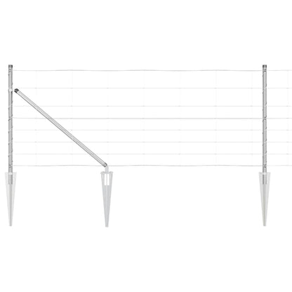 Welded Wire Fence with Spikes 100 x 0.8 m (W x H)