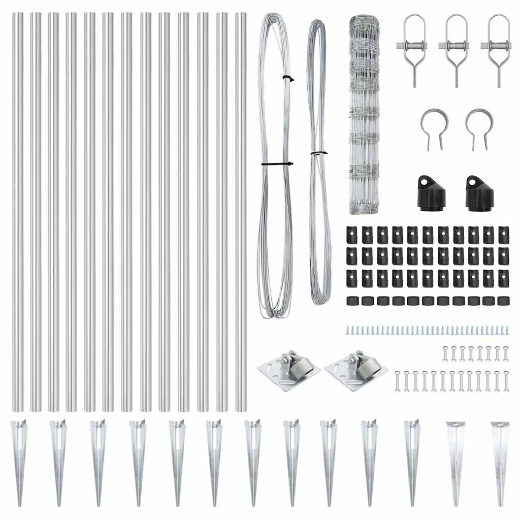 Fence Post Galvanized 100 x 1 m Steel