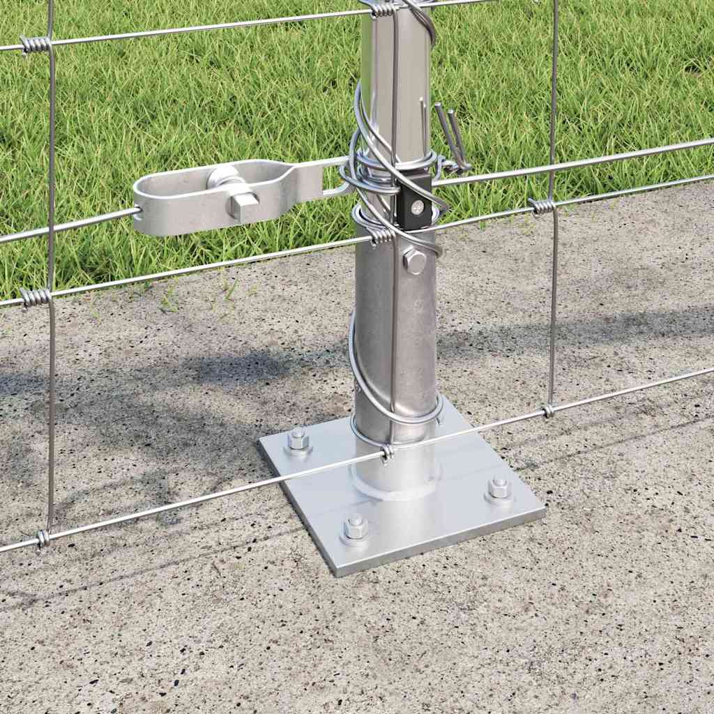 Welded Wire Fence with Concrete Base 25 x 0.8 m (W x H)