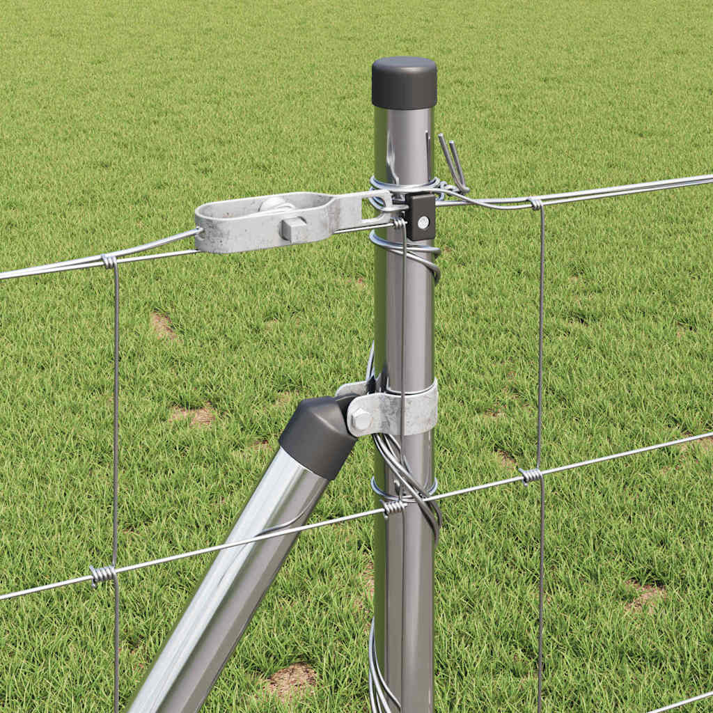 Welded Wire Fence with Concrete Base 25 x 0.8 m (W x H)