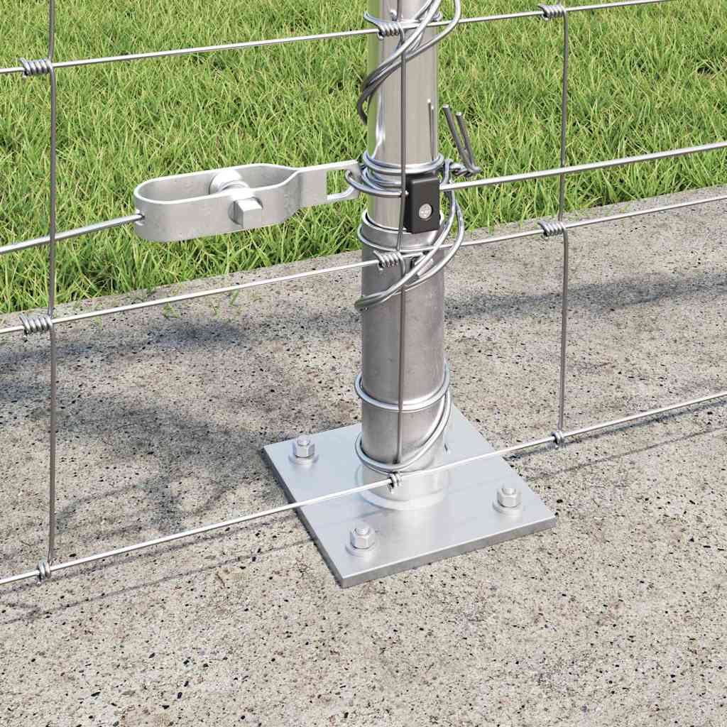 Welded Wire Fence with Concrete Base 25 x 1.2 m (W x H)