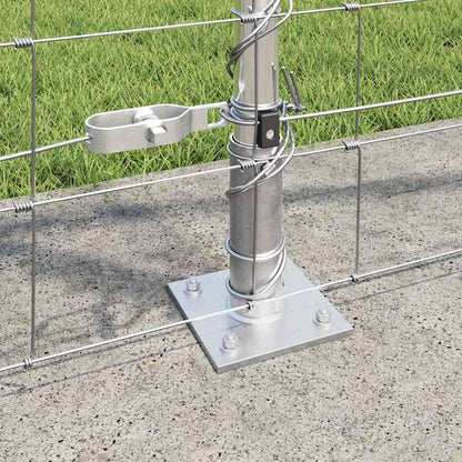Welded Wire Fence with Concrete Base 25 x 1.2 m (W x H)