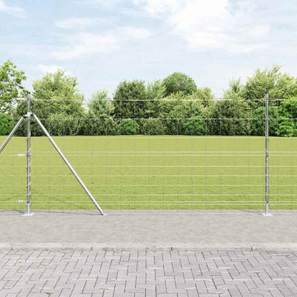 Welded Wire Fence with Concrete Base 25 x 1.2 m (W x H)