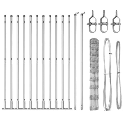 Welded Wire Fence with Concrete Base 25 x 1.2 m (W x H)