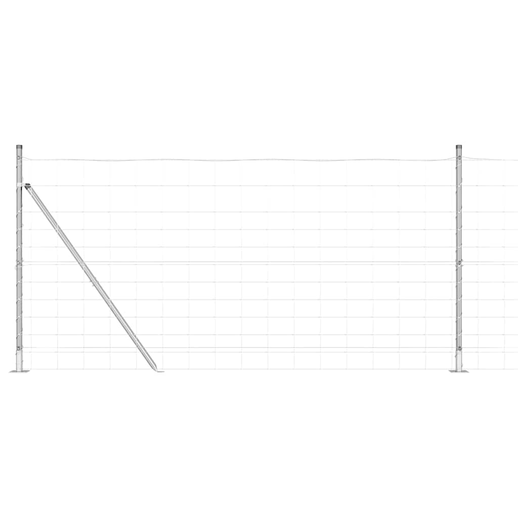 Welded Wire Fence with Concrete Base 25 x 1.2 m (W x H)