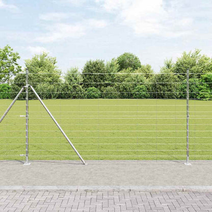 Welded Wire Fence with Concrete Base 25 x 1.4 m (W x H)