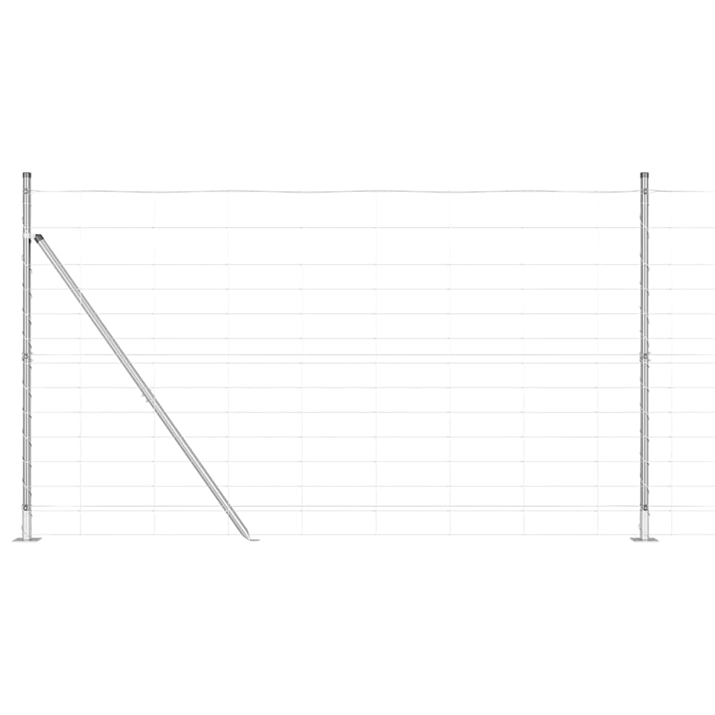 Welded Wire Fence with Concrete Base 25 x 1.4 m (W x H)