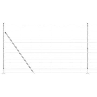 Welded Wire Fence with Concrete Base 25 x 1.4 m (W x H)