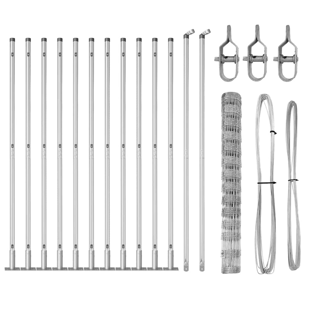 Welded Wire Fence with Concrete Base 25 x 1.4 m (W x H)
