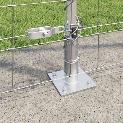 Welded Wire Fence with Concrete Base 25 x 1.5 m (W x H)