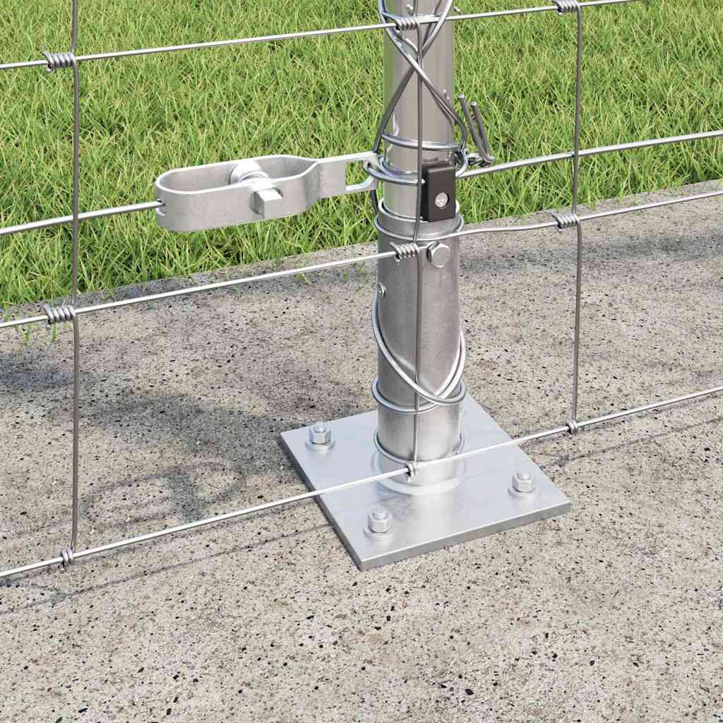 Welded Wire Fence with Concrete Base 25 x 1.6 m (W x H)