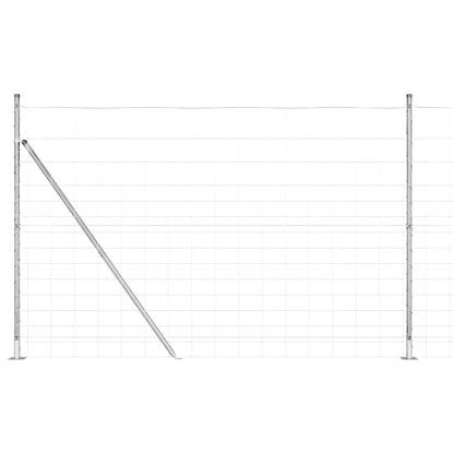 Welded Wire Fence with Concrete Base 25 x 1.6 m (W x H)