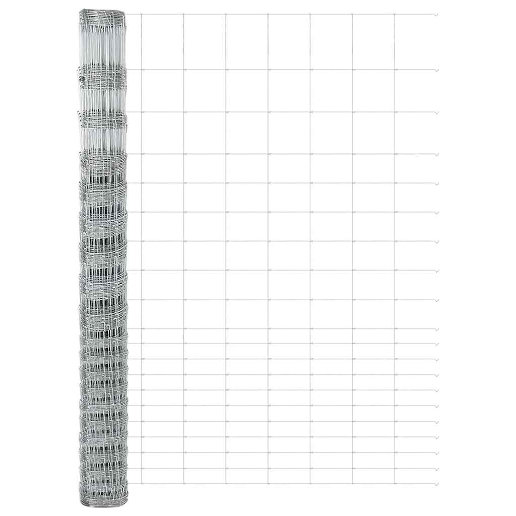 Welded Wire Fence with Concrete Base 25 x 1.6 m (W x H)