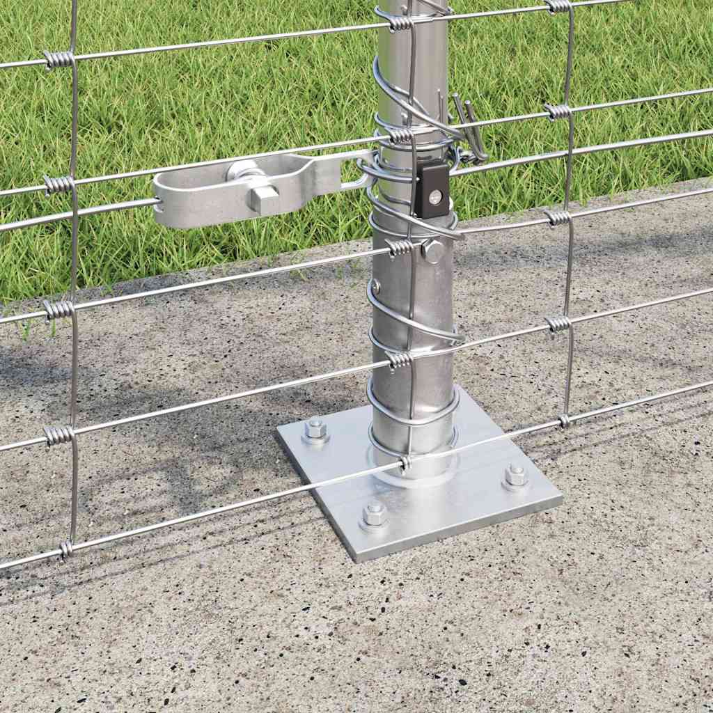 Welded Wire Fence with Concrete Base 25 x 1.6 m (W x H)