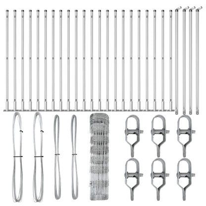 Fence Post Galvanized 50 x 0.8 m Steel