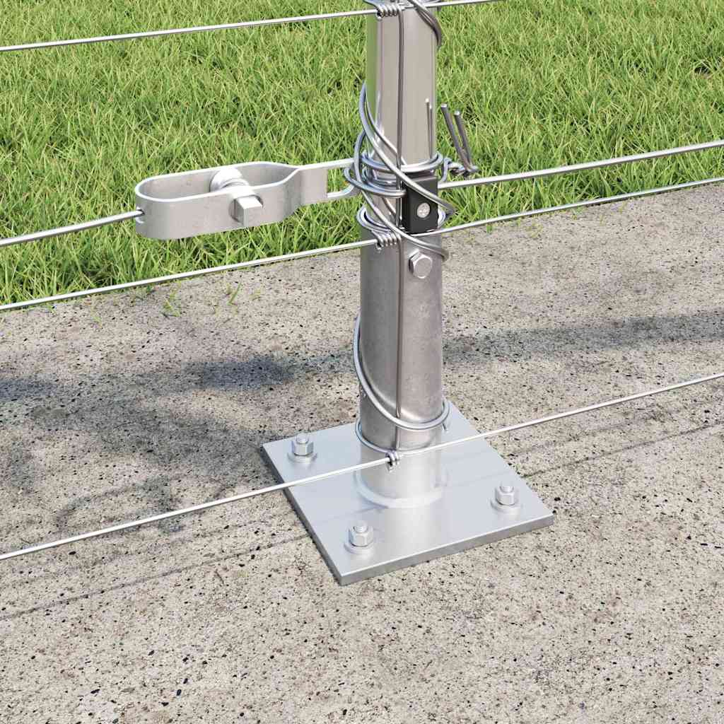 Welded Wire Fence with Concrete Base 50 x 0.8 m (W x H)