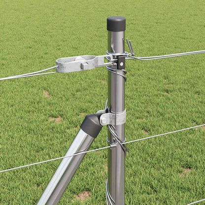 Welded Wire Fence with Concrete Base 50 x 0.8 m (W x H)