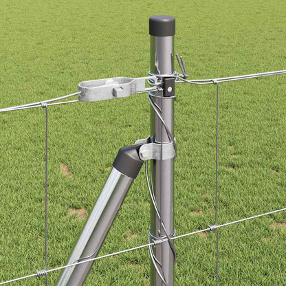 Welded Wire Fence with Concrete Base 50 x 1 m (W x H)