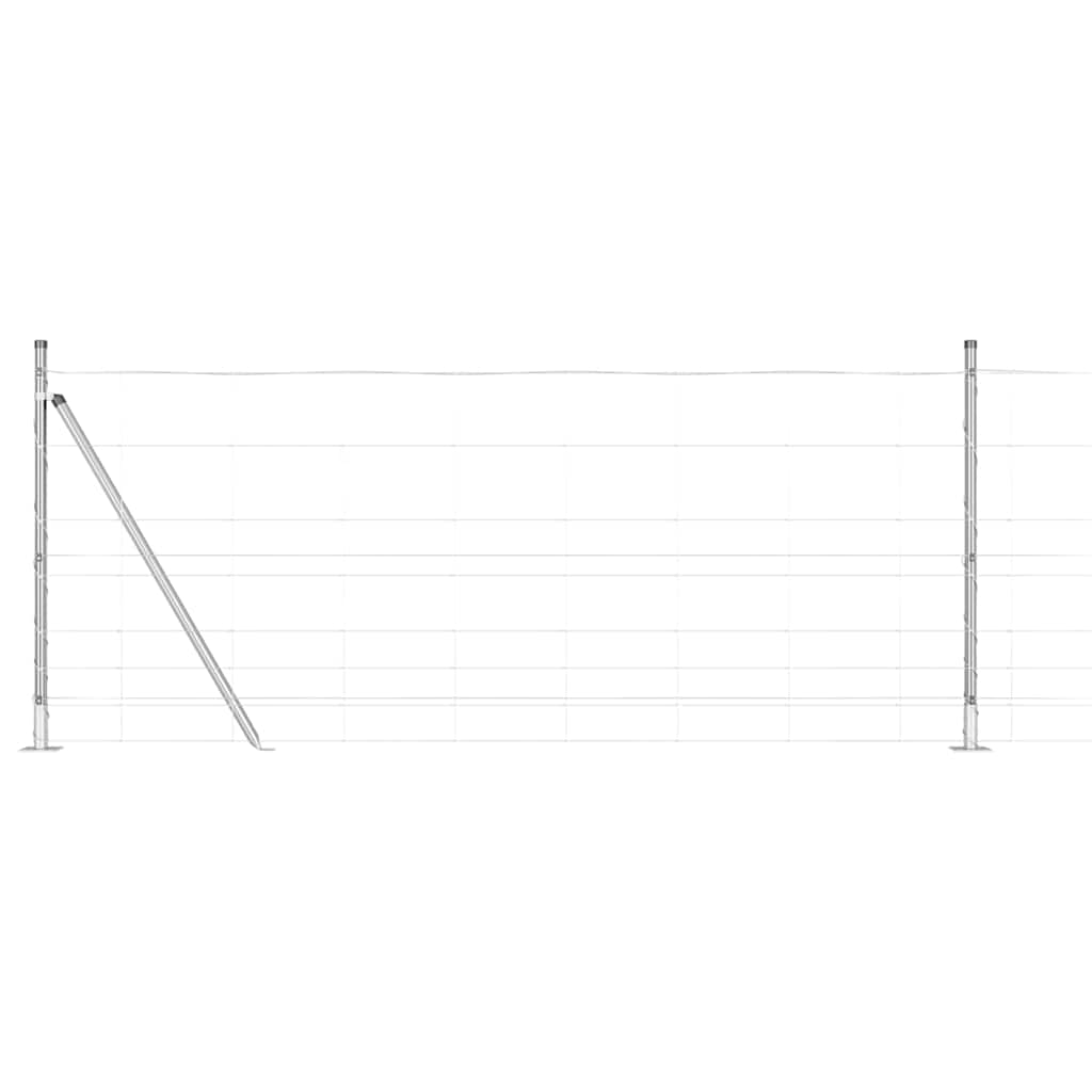 Fence Post Galvanized 50 x 1 m Steel