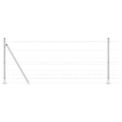 Fence Post Galvanized 50 x 1 m Steel