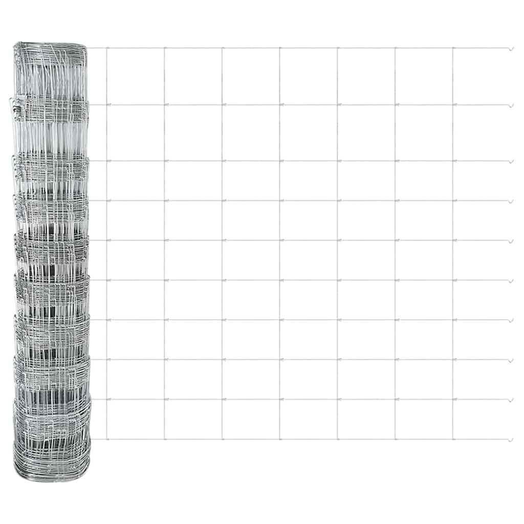 Welded Wire Fence with Concrete Base 50 x 1 m (W x H)