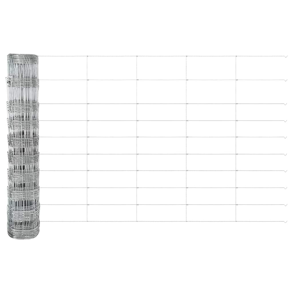 Welded Wire Fence with Concrete Base 50 x 1 m (W x H)