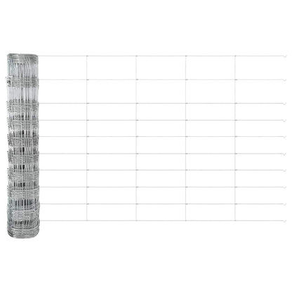 Welded Wire Fence with Concrete Base 50 x 1 m (W x H)