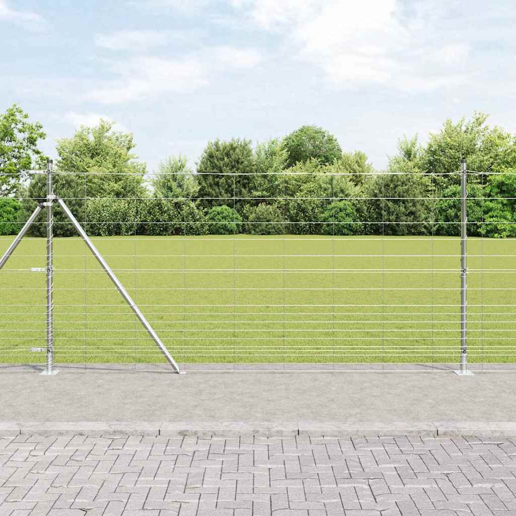 Welded Wire Fence with Concrete Base 50 x 1.2 m (W x H)