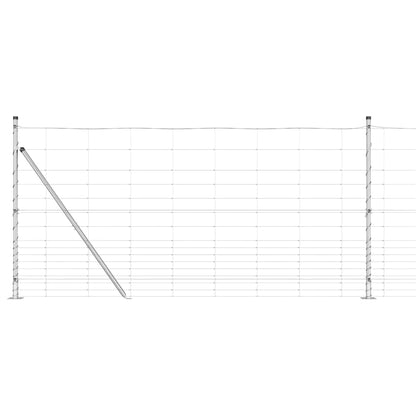 Welded Wire Fence with Concrete Base 50 x 1.2 m (W x H)
