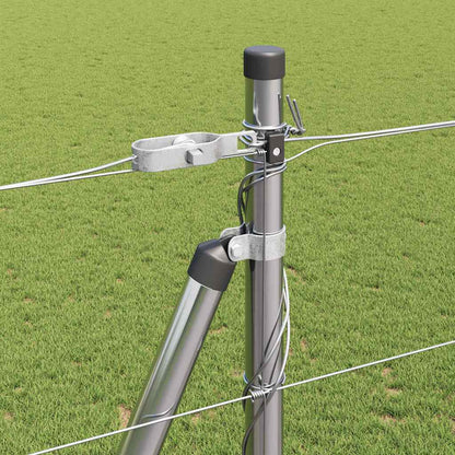Welded Wire Fence with Concrete Base 50 x 1.5 m (W x H)