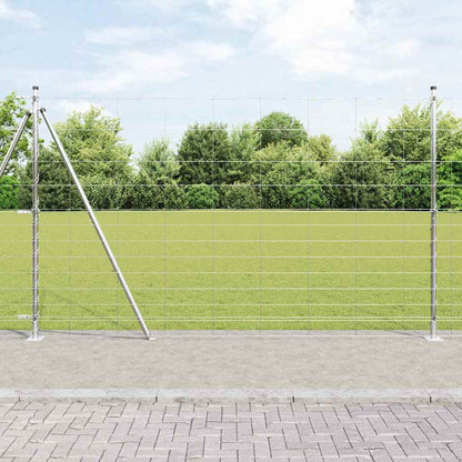 Welded Wire Fence with Concrete Base 50 x 1.5 m (W x H)