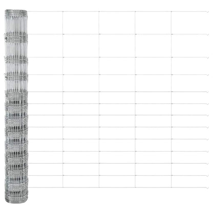Welded Wire Fence with Concrete Base 50 x 1.5 m (W x H)