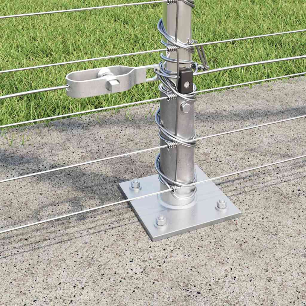 Welded Wire Fence with Concrete Base 50 x 1.5 m (W x H)