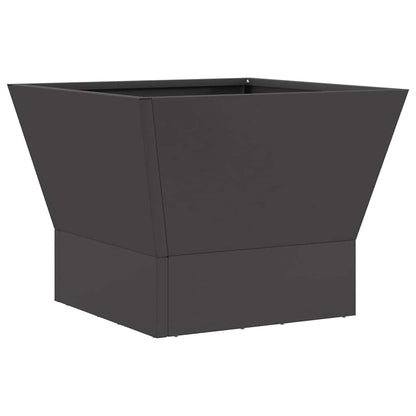 Fire Pit Black 40 x 40 x 35 cm Steel