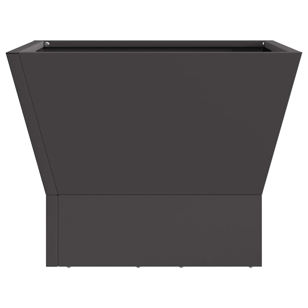 Fire Pit Black 40 x 40 x 35 cm Steel