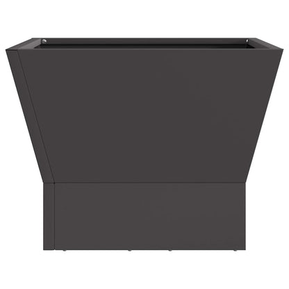 Fire Pit Black 40 x 40 x 35 cm Steel