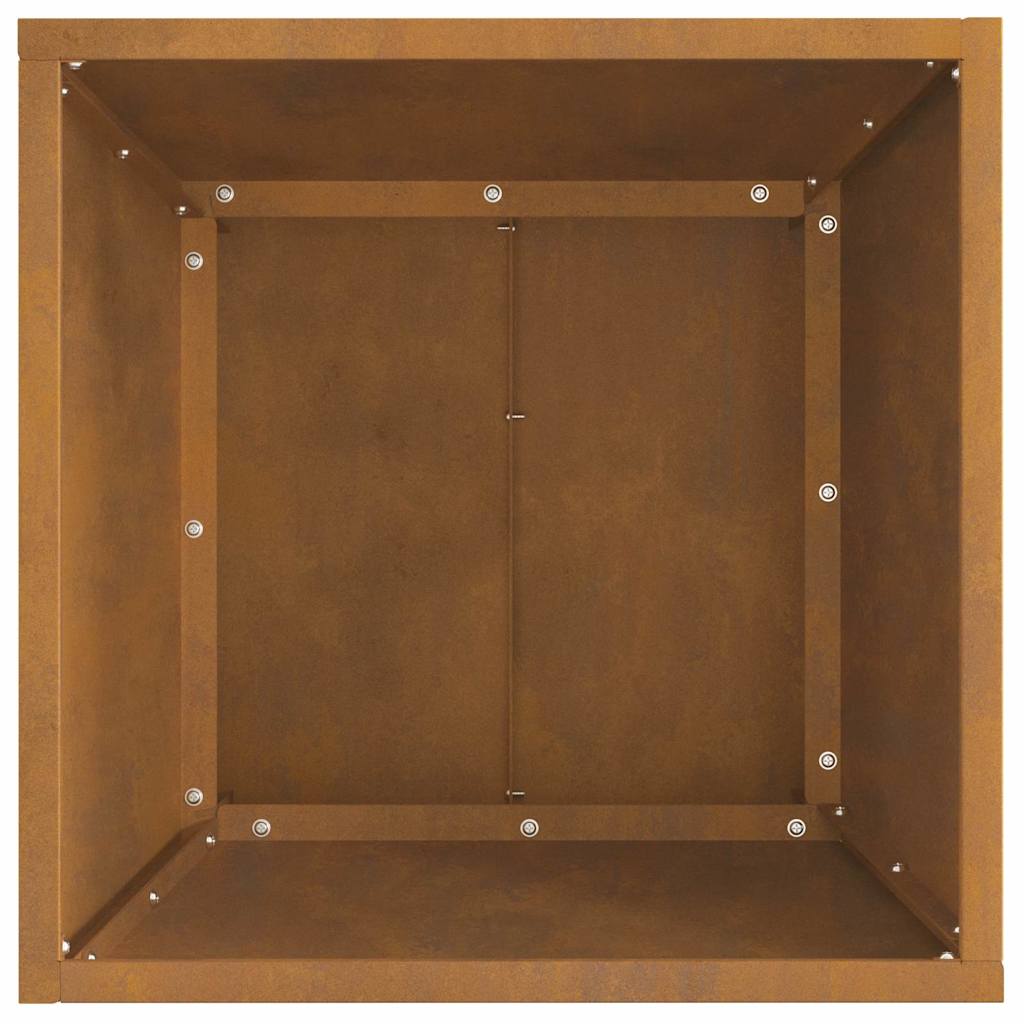 Fire Pit Brown 40 x 40 x 35 cm Steel