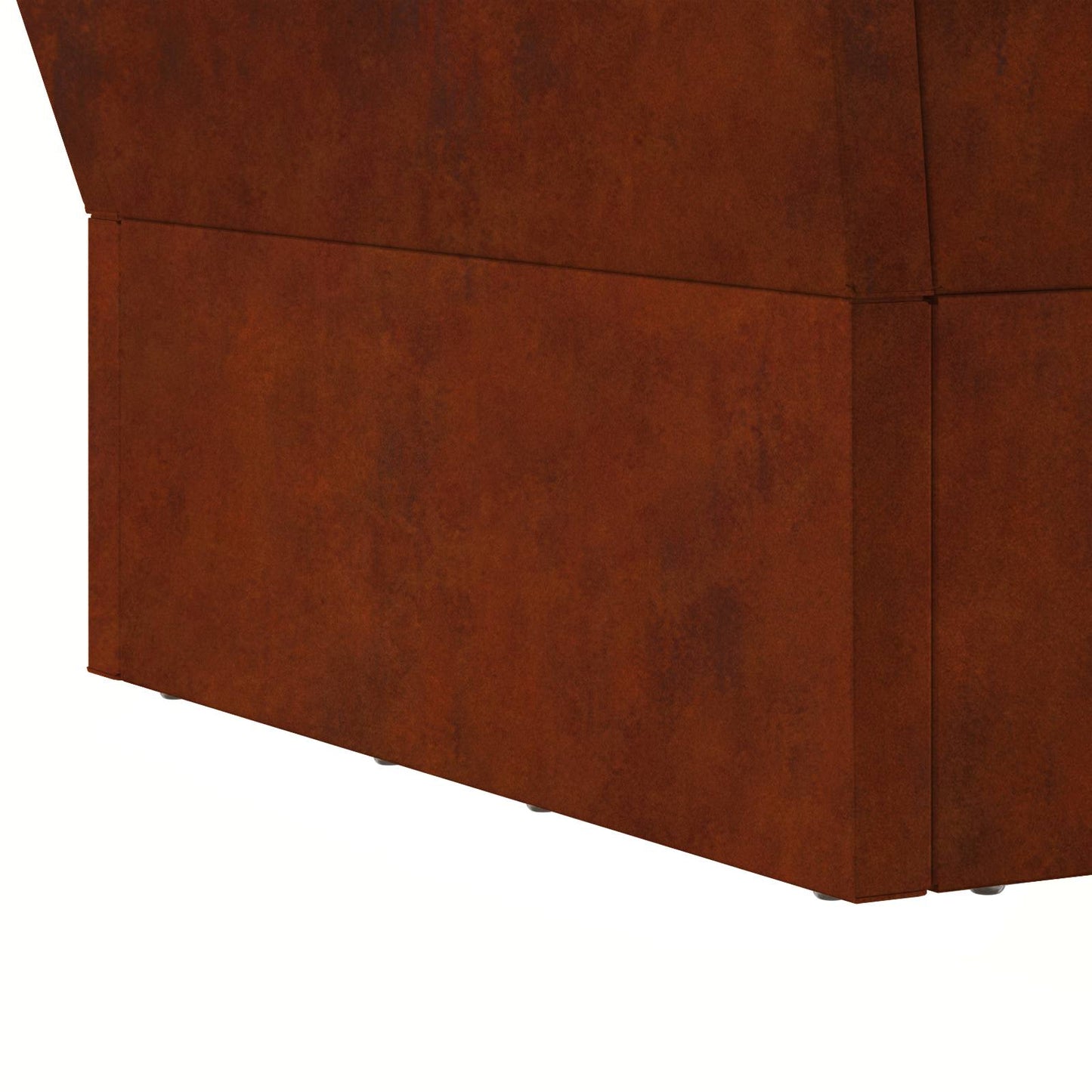 Fire Pit Brown 60 x 60 x 35 cm Weathering Steel
