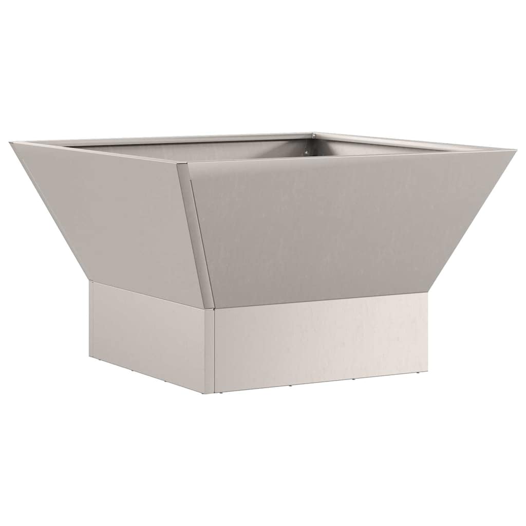 Fire Pit Brown 60 x 60 x 35 cm Steel