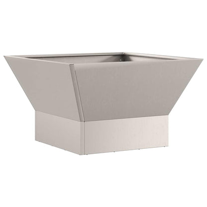 Fire Pit Brown 60 x 60 x 35 cm Steel