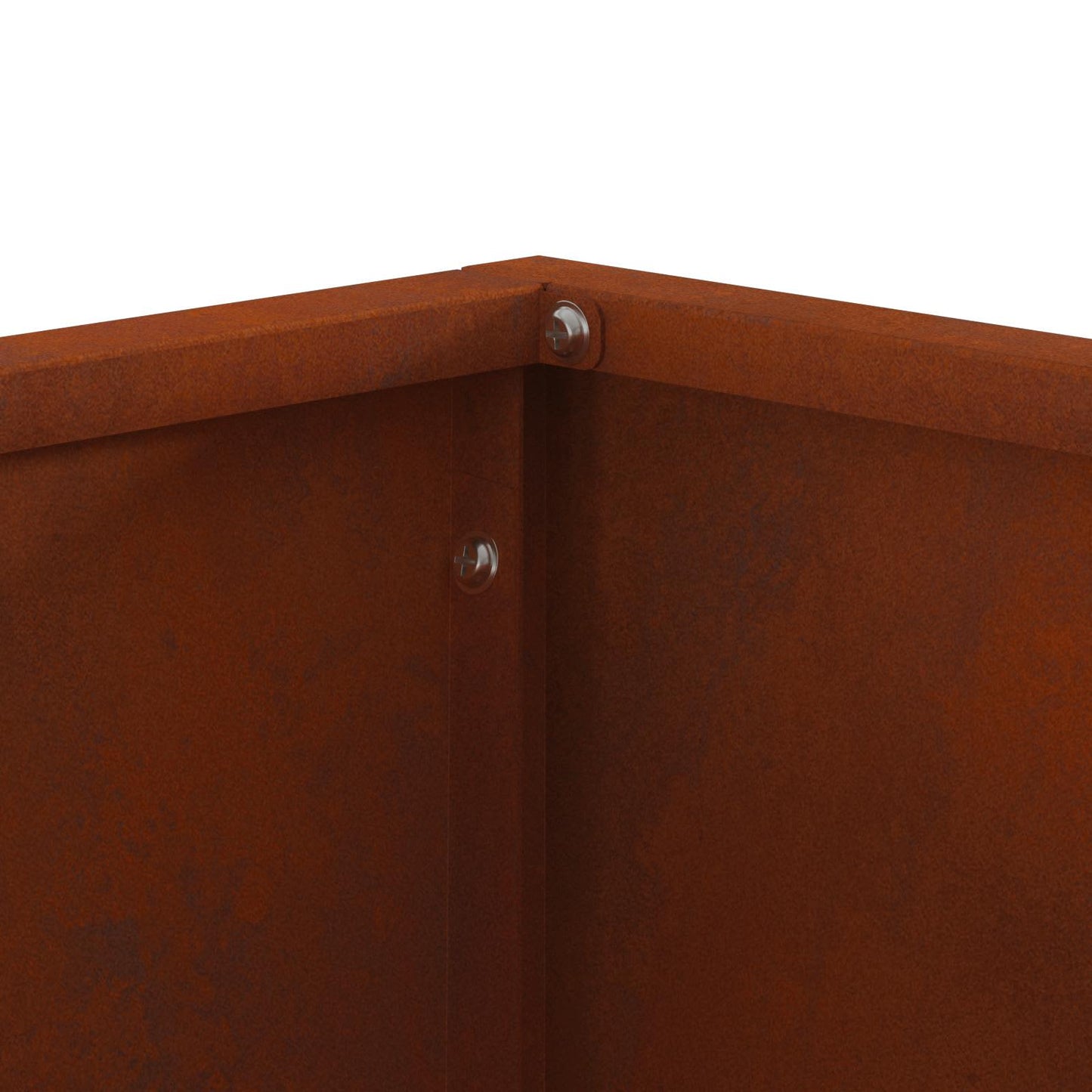 Fire Pit Brown 60 x 60 x 40 cm Weathering steel