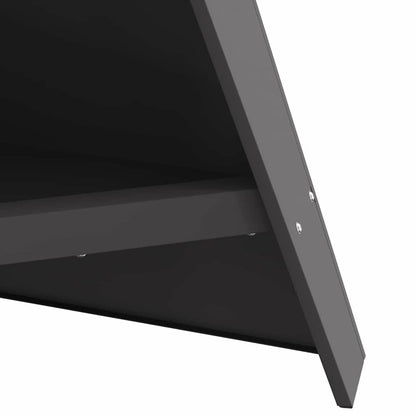 Fire Pit Black 58 x 40 x 100 cm Cold-rolled steel