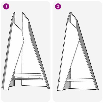 Fire Pit Brown 58 x 40 x 100 cm Weathering steel