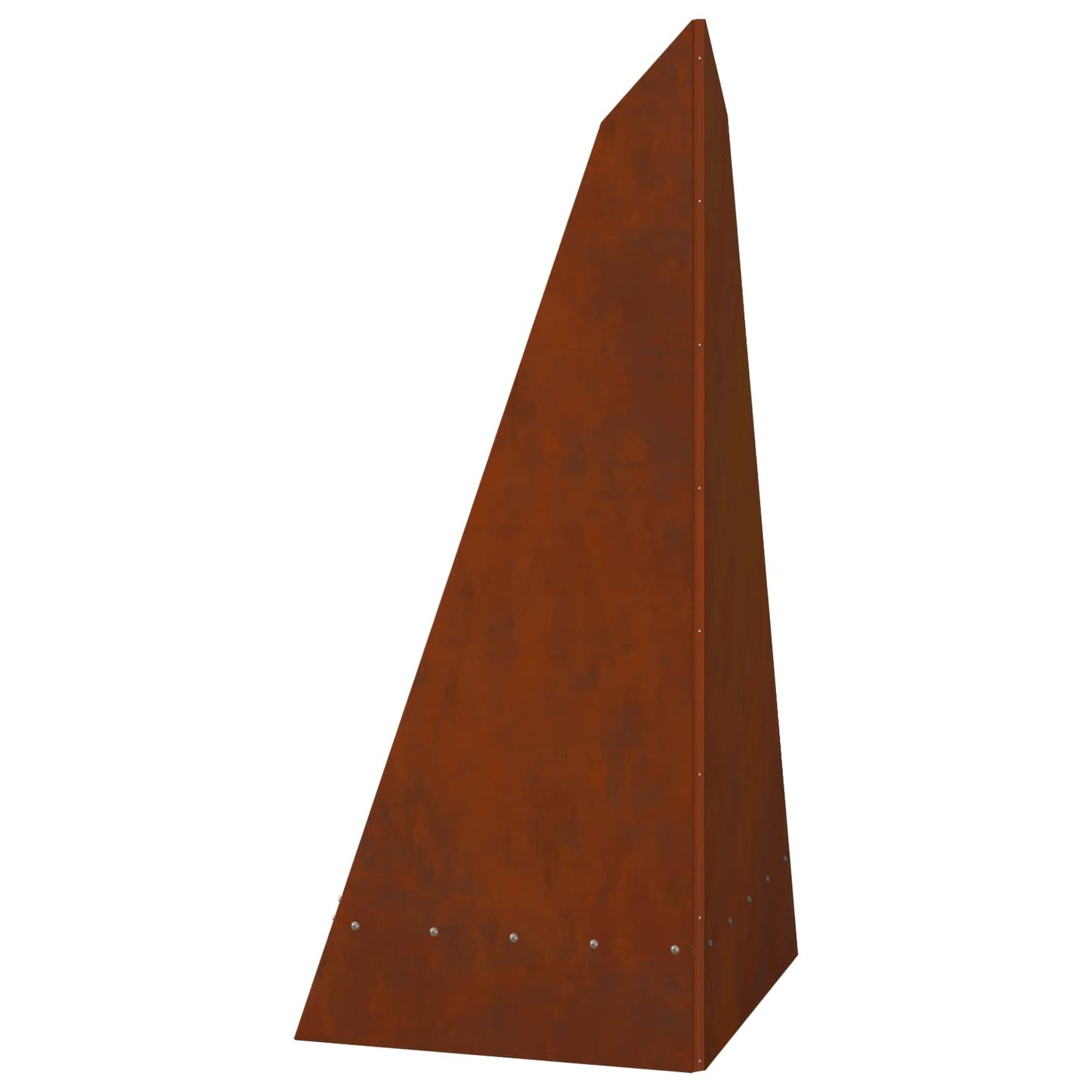 Fire Pit Brown 58 x 40 x 100 cm Weathering Steel
