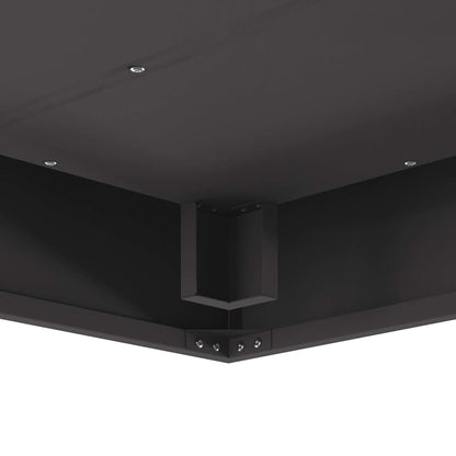 Fire Pit Black 80 x 80 x 40 cm Cold-rolled steel